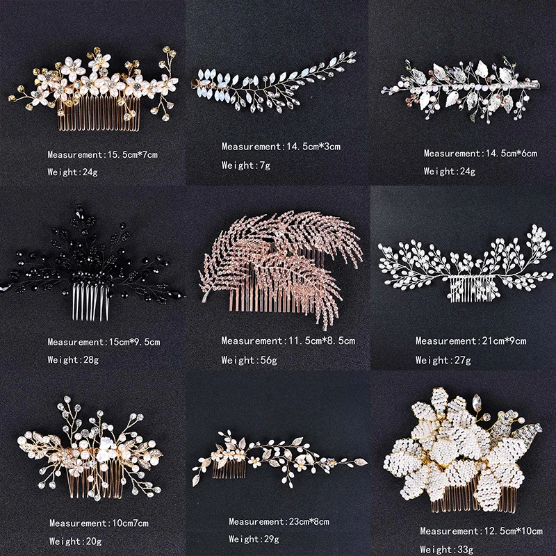 Гребни для волос разных видов свадебные украшения аксессуары женщин украшение