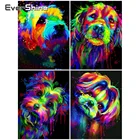 Evershine Алмазная вышивка собака красочный картина стразы Алмазная мозаика Алмазная Живопись животное вышивка крестом наборы Подарки ручной работы