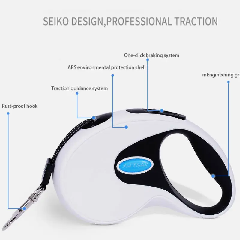 

Automatic Retractable Dog leash 3m/5m Telescopic Lead Walking Leashes Training Extending Traction Rope for Dogs Small Medium Pet