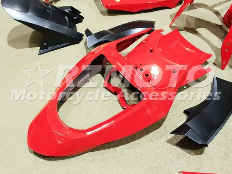 

4Gifts New Hot ABS Full fairing kit Fit for Kawasaki ZX6R 2003 2004 ZX-6R 03 04 Ninja 636 Fairings bodywork set Red color