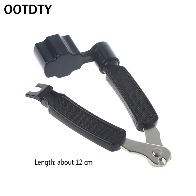 

OOTDTY 3 in 1 Guitar String Winder String Cutter Bridge Pin Puller Repair Tool