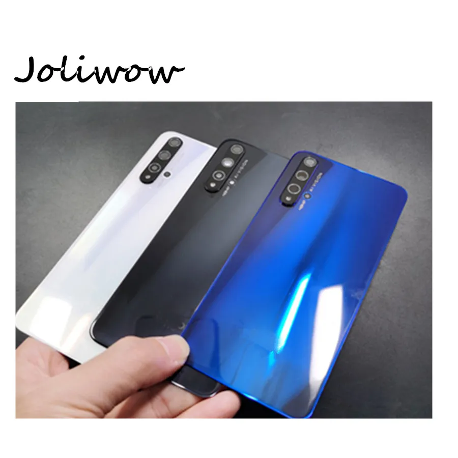 Cubierta trasera de bater&iacute;a para Huawei Honor 20s, carcasa de vidrio de 6,26 pulgadas, con lente de c&aacute;mara, cubierta de bater&iacute;a-1