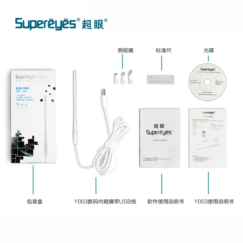 usb computer mobile phone pet ear canal oral and nasal endoscopy cat and dog ear mite inspection otoscope manufacturer y003 free global shipping