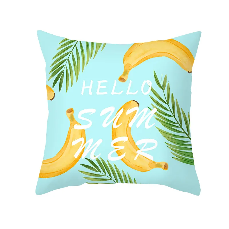 Тропические фрукты Искусственный арбуз ананас синий розовый декоративный диван