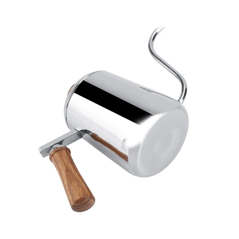 Чайник для кофе Leeseph из нержавеющей стали объем 0 6 л/20 унций с деревянной