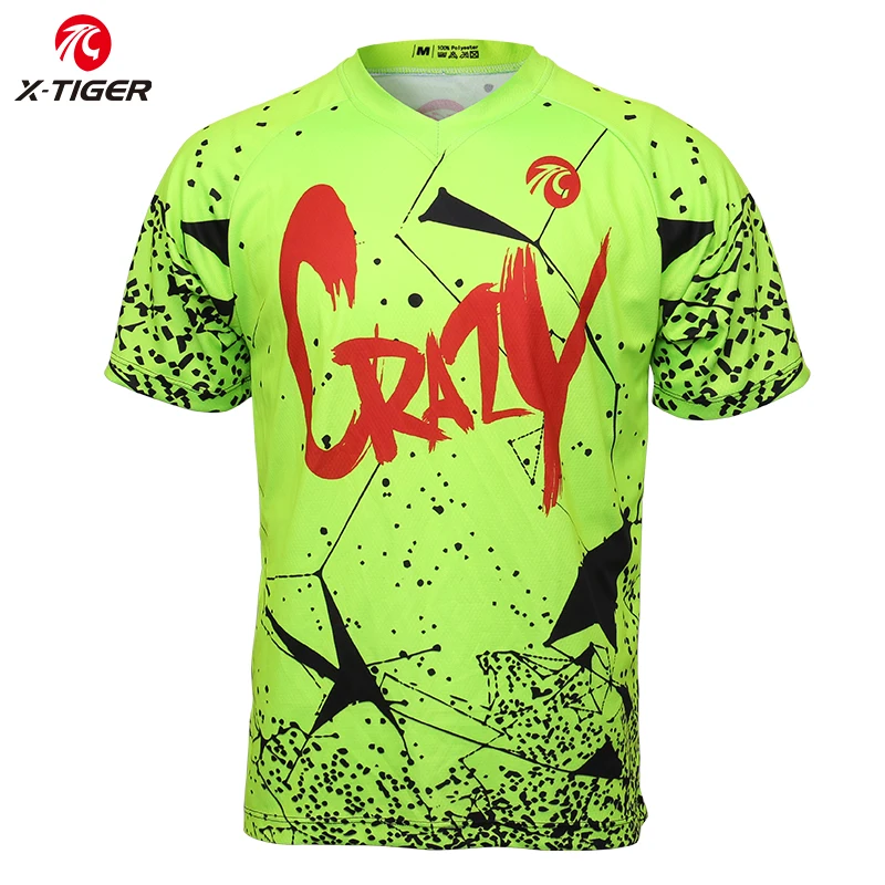 

X-Tiger Brand Downhill Jerseys Breathable MTB DH Bike Shirt Motocross Sports Wear Cycling Jerseys Quick-Dry Mountain Bike Shirt