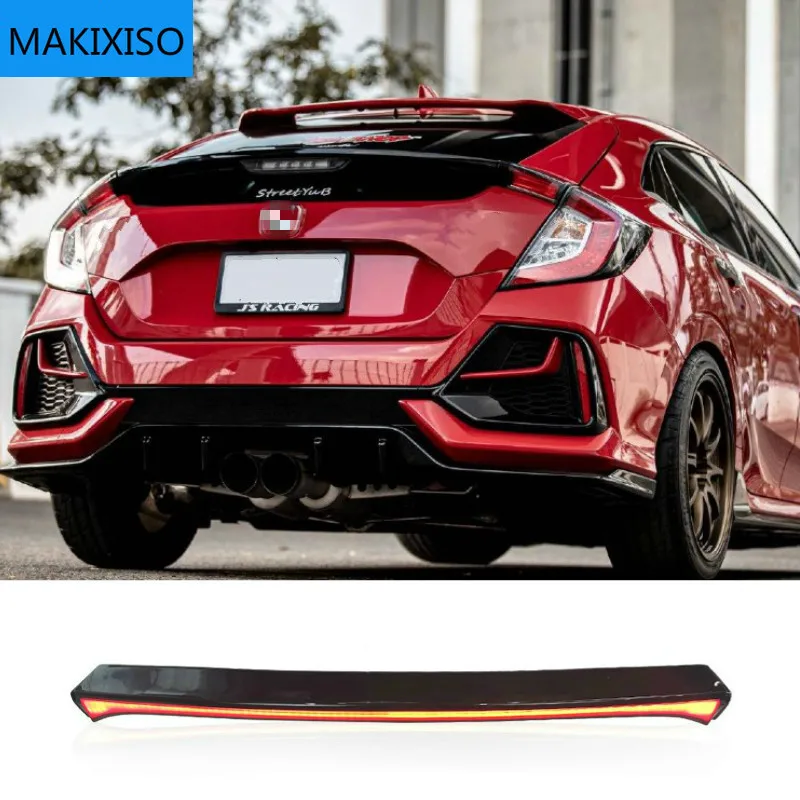 

For Honda Civic Type R 2021 Multi-function LED Rear Bumper Fog Lamp Brake Light Dynamic Turn Signal Reflector
