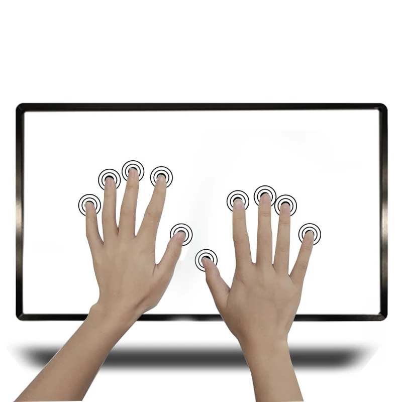 HaiTouch 82 дюймовый мультитач IR фоторамка сенсорный экран без стекла, ИК сенсорная панель с USB-накопителем