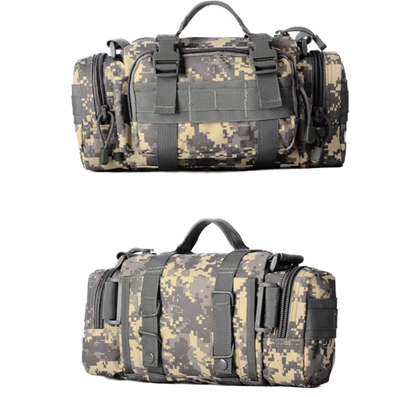 

Weapons Molle Waist Belt Bag Backpack Outdoor Military Waist Pack Pouch Backpacks Camping Hiking Hunting Pouch 3P Chest Bag