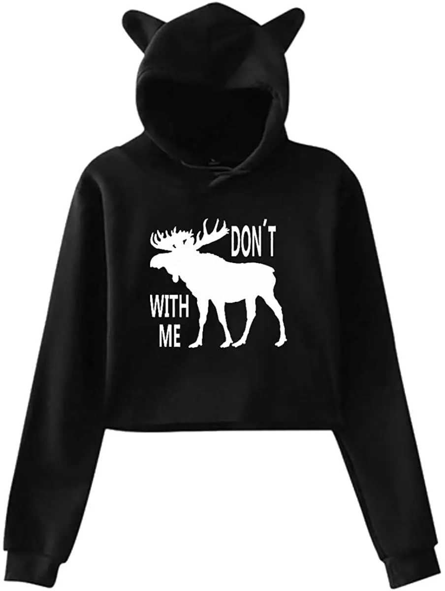

Женский Забавный свитер с принтом Don ELK with Me