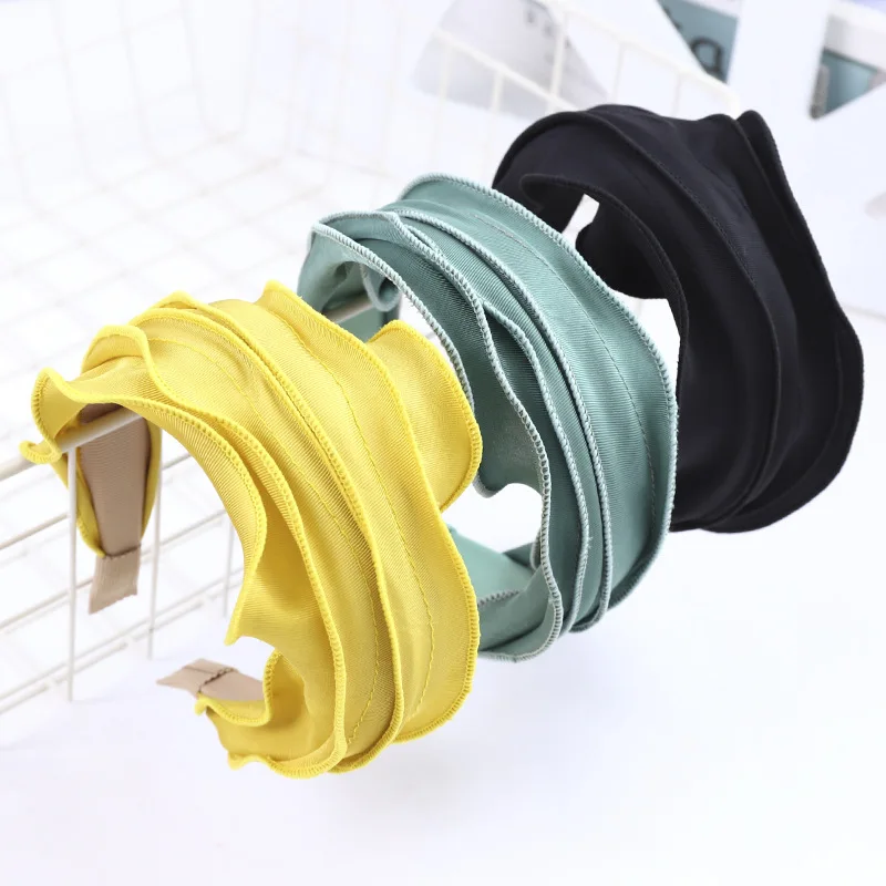 Кружевные богемные широкие ободки для женщин аксессуары волос девочек