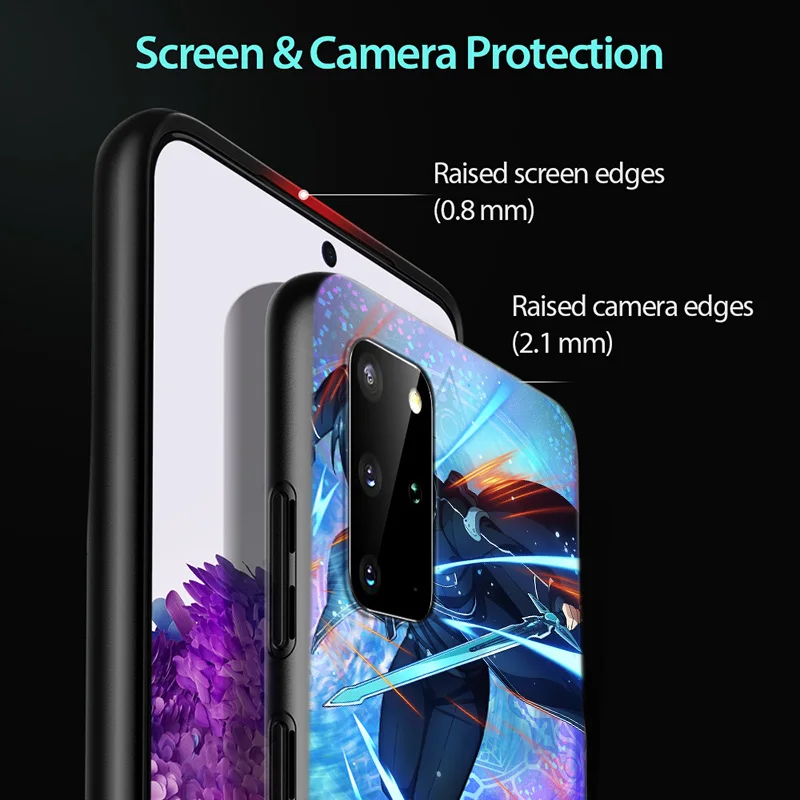 

Anime Sword Art Online SAO for Samsung Galaxy A12 S20 FE Plus Ultra Note 10 Lite A91 A71 A51 A42 A21S 5G Phone Case