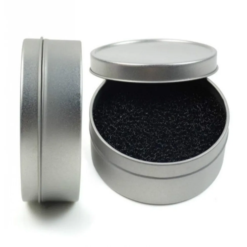 

Makeup Brush Dry Cleaning Sponge Cleaner Quick-cleaning Without Water Chemicals Double Sided Iron Box Reusable Travel-friendly