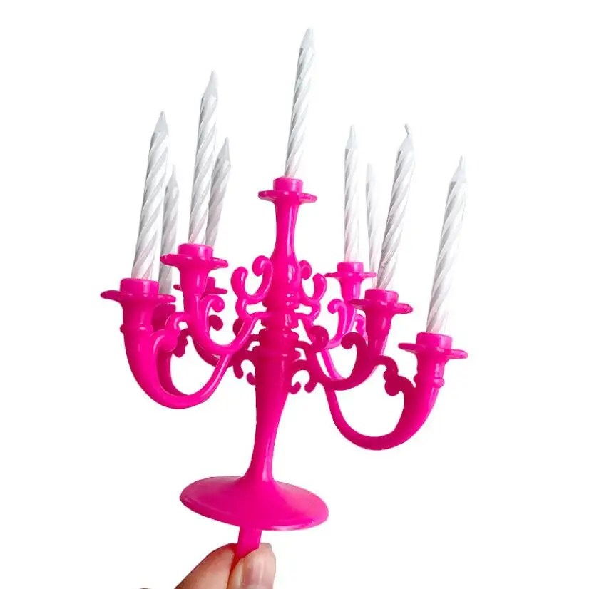 1 комплект подсвечники 9 шт. лампы в форме свечи торт фигурки жениха и невесты