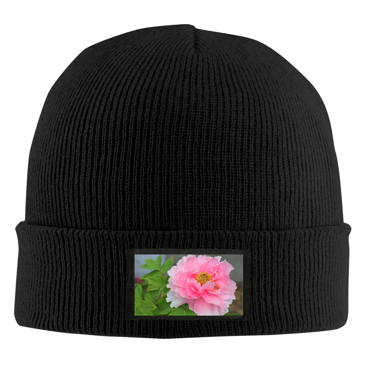 

Peony A Men women winter truck hat personality Ski caps knit caps