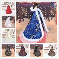14 13 chinese style cloak 30cm bjd doll clothes cape overcoat mantle big hide cover clothing outfit for barbie dolls accessory