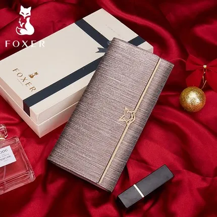 FOXER брендовая модная женская сумка из спилка, Женская стильная маленькая сумка на плечо с клапаном, женские шикарные сумки-мессенджеры и сумки через плечо