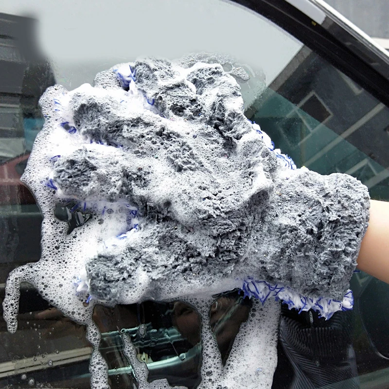 Для автомобиля высшего качества моющая Чистящая перчатка высокая плотность