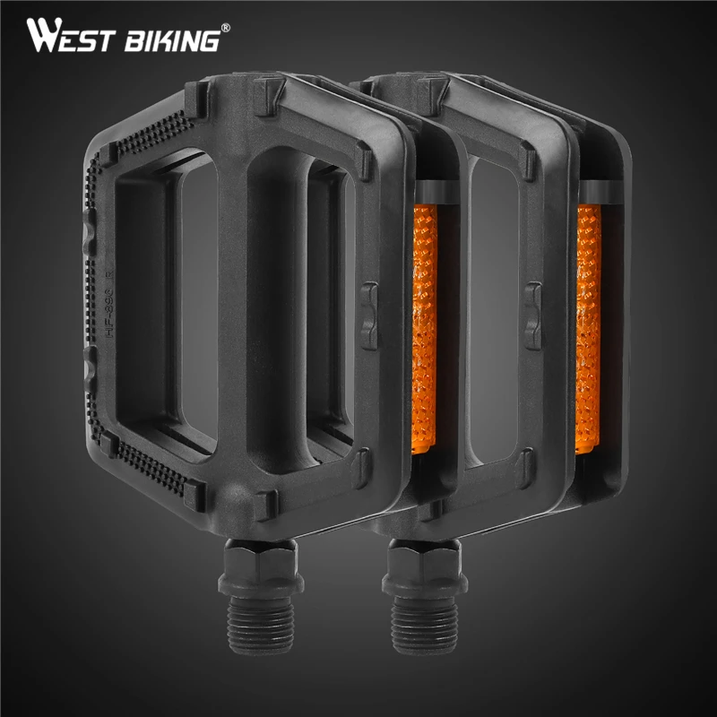 WEST BIKING велосипедные педали сверхлегкие для горного велосипеда пластиковые
