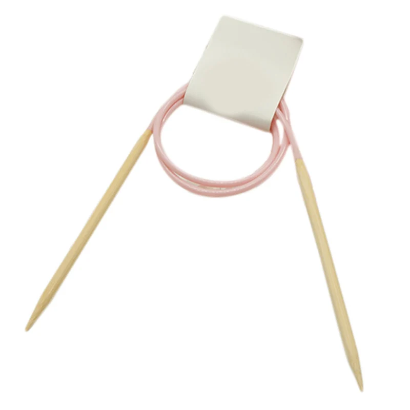 Круговые спицы деревянные свитера иглы шерстяная шапка вязальные кольца