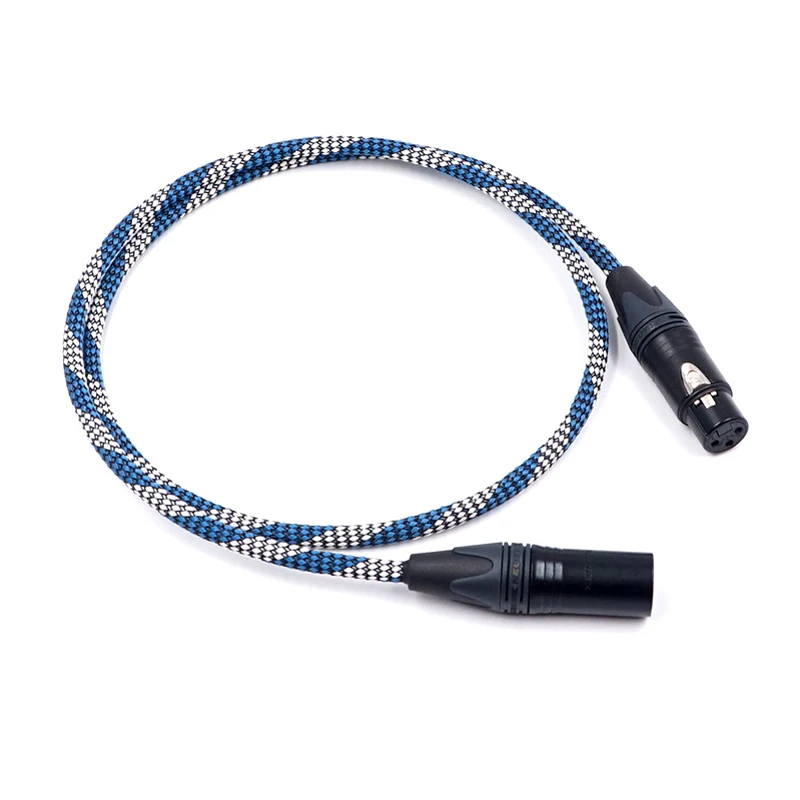 

Audiocrast A10 5N OCC Красный медный посеребренный отличный справочный аудио кабель для соединения с XLR разъемом