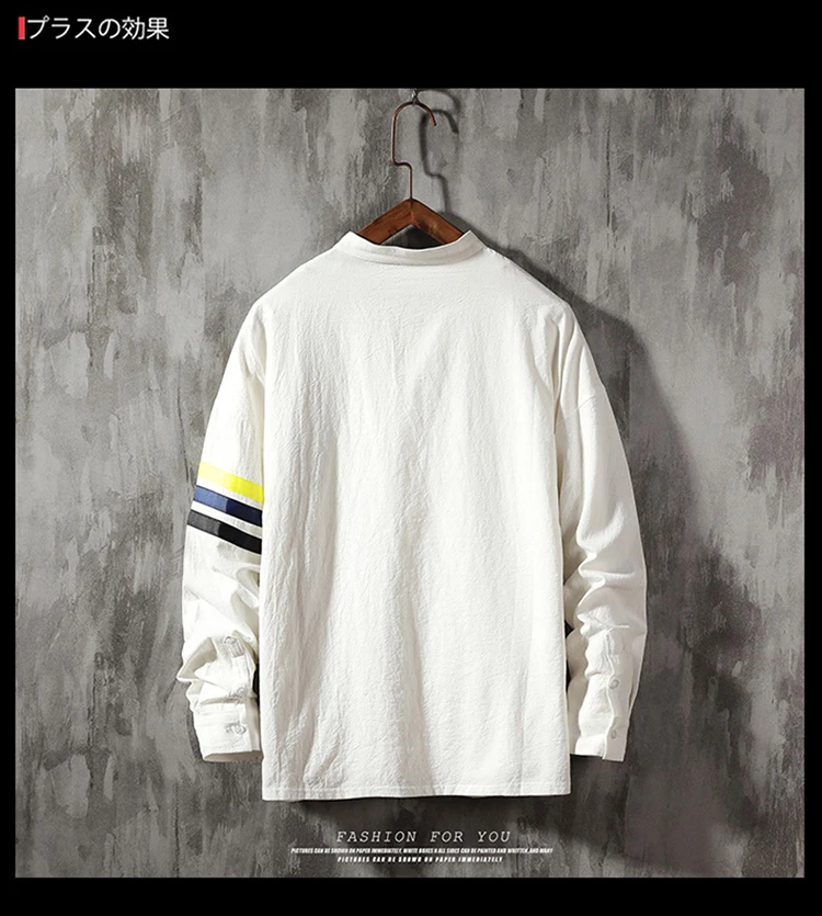 

Men's High Quality Clothes Tops & Tees T-Shirts Plus Asian Sizes M-4XL 5XL 2020 Spring Autumn Long Sleeves Brand Tshirt