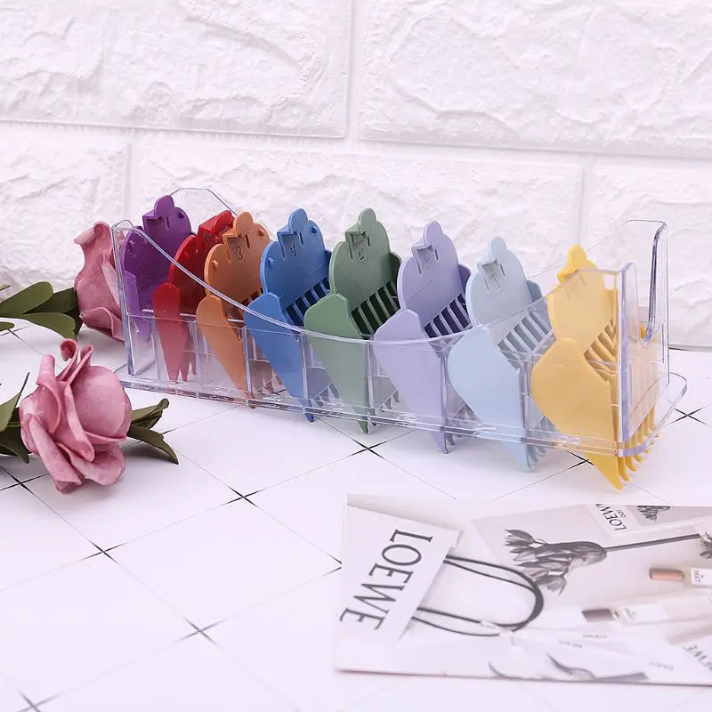 8 шт Универсальная машинка для стрижки волос предел гребень направляющая насадка