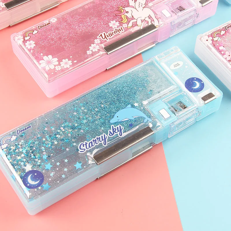 Большая емкость кавайный чехол для карандаша мальчиков и девочек