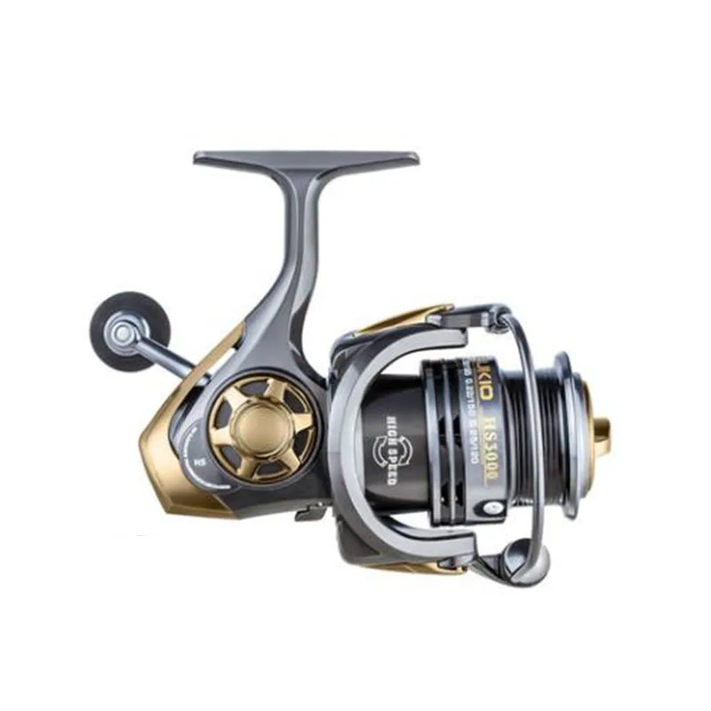 

Water Resistance Spinning Reel HS2000 HS3000 HS5000 7.1:1 Max Drag Power Handle Line Spool Bass Pike Saltwater Fishing