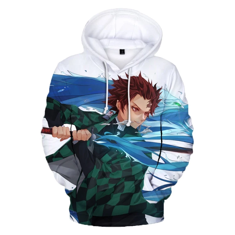 

Demon Slayer 3D Hoodies Men Women Sweatshirts Fashion Autumn Comic Kimetsu No Yaiba Hooded Boys Girls Pullovers