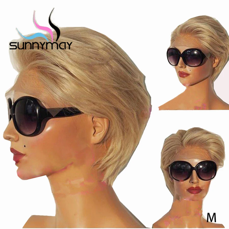 Парик Sunnymay 13x4 с коротким Бобом предварительно выщипанный светлый парик на сетке