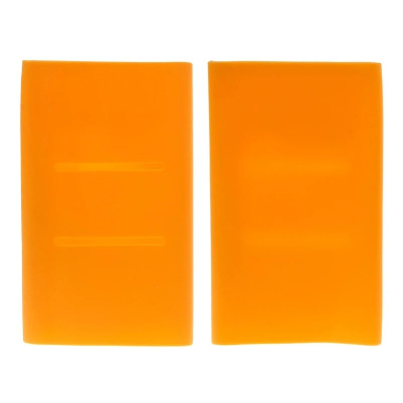 ORANGE Силиконовый защитный чехол 13*7,5 см для Xiaomi power Bank 2 10000mAh - Цвет: ORANGE
