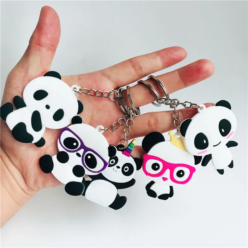1 шт. вечерние украшения Милая панда ПВХ брелок украшение для детского душа DIY