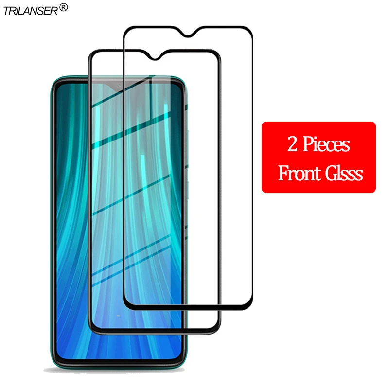 2 PCS Front Glass HD защитное стекло для redmi-note-8t стекло на сяоми редми нот 8 про камеры ноут 8 про сяоми редми 8а 8t 8про защитное стекло для экрана redmi 8 a xiaomi redmi note 8 pro glass стекло редми 8 а - Цвет: 2 PCS Front Glass
