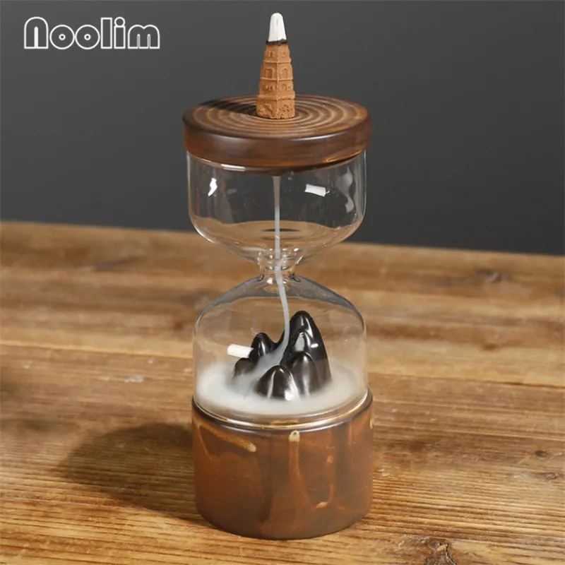 Керамическая стеклянная ветрозащитная крышка дымовая обратная ароматическая