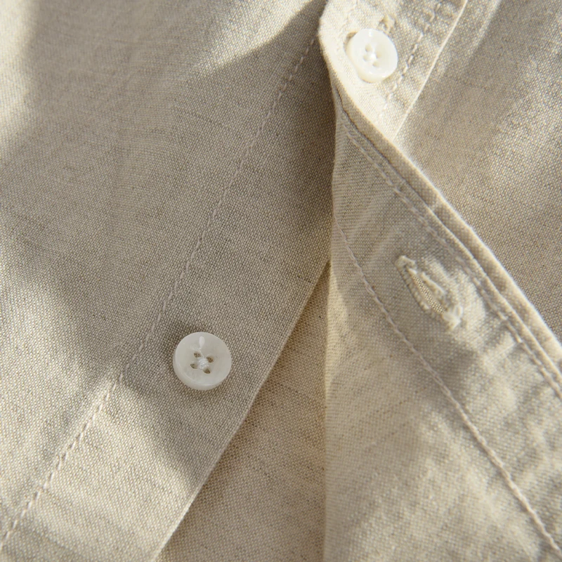 Новые белые рубашки с длинными рукавами и воротником-стойкой мужская брендовая