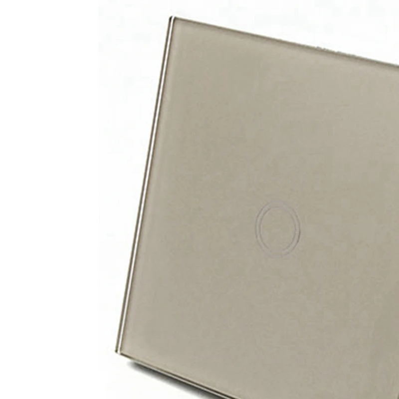 Стандарт ЕС хрустальный стеклянный переключатель 1 банда способ умный дом свет