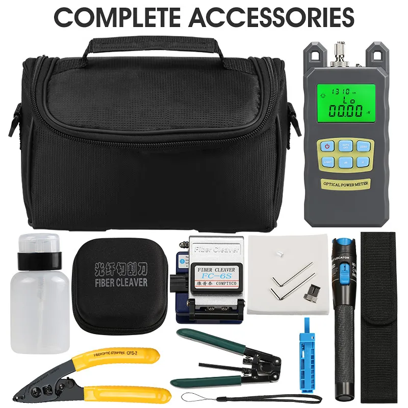 FTTH Набор инструментов для оптического волокна с волоконный Тесак-70 ~ + 10dBm