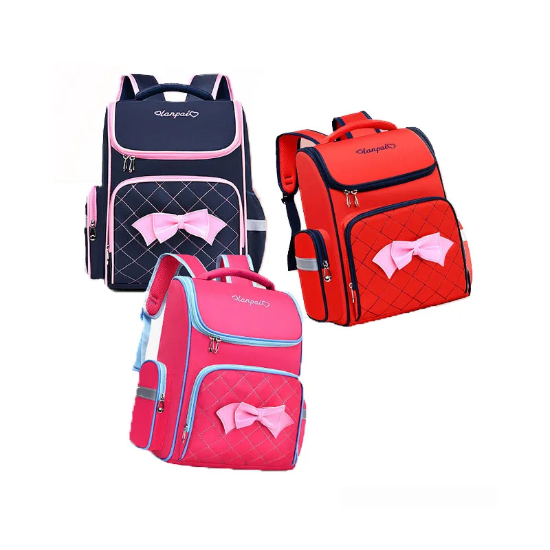 Детские школьные ранцы для девочек, ортопедический рюкзак для принцесс, школьные портфели для начальной школы