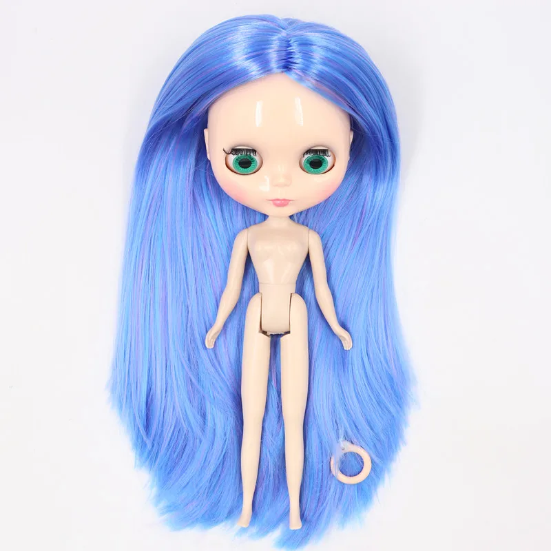ICY Nude Factory Blyth Кукла № Y7216Y6208 светильник розовый микс фиолетовые волосы без челки телесный цвет кожи Нео