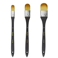 high quality 1pc 225fb taklon hair wooden handle watercolor acrylic artist art tool supplies paint brush for drawing