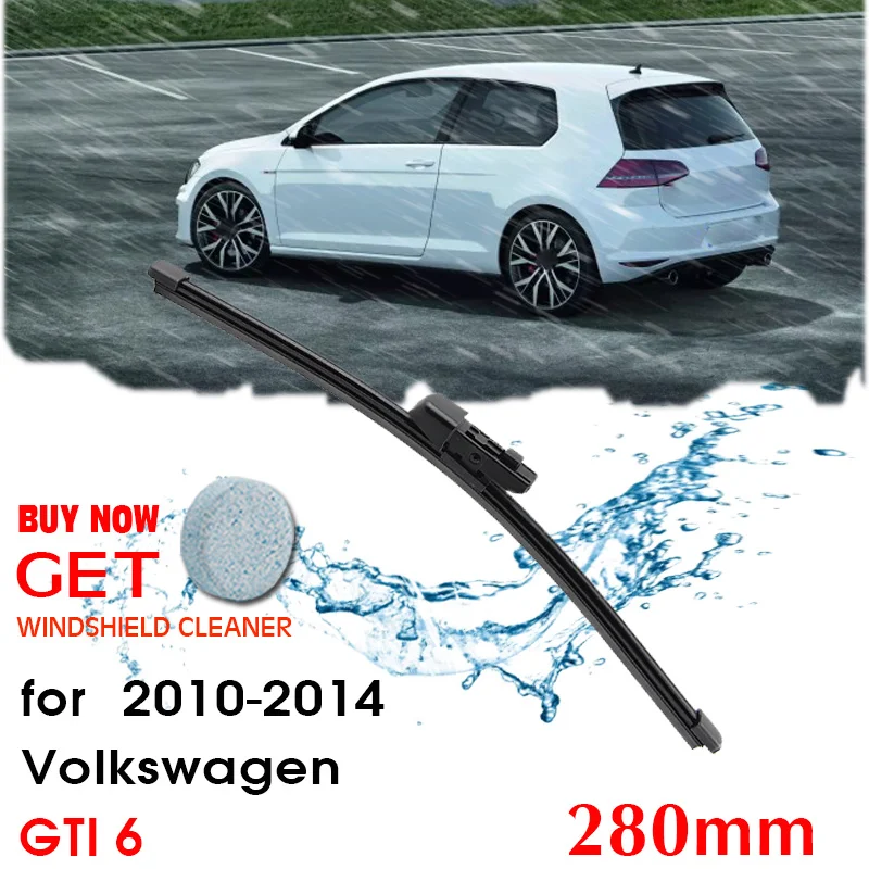 

Car Wiper Blade Rear Back Window Windscreen Windshield Wipers Auto Accessories For Volkswagen GTI 6 Hatchback 2010-2014 280mm