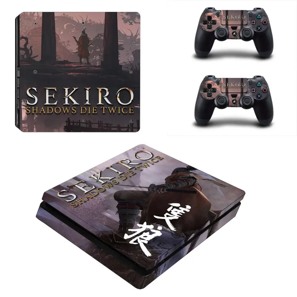 Sekiro тени для век под давлением дважды PS4 тонкий Стикеры Play station 4 кожи наклейка