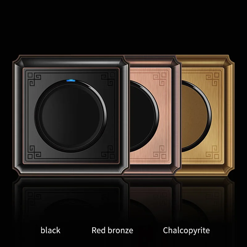 Кнопочный переключатель 1-4 клавиши двухсторонний из алюминиевого сплава с