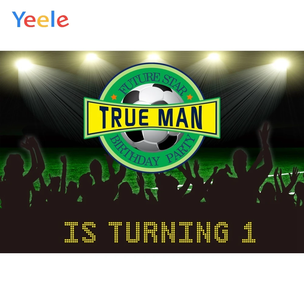 Футбольные вечерние фон для фотосъемки на день рождения студийной с