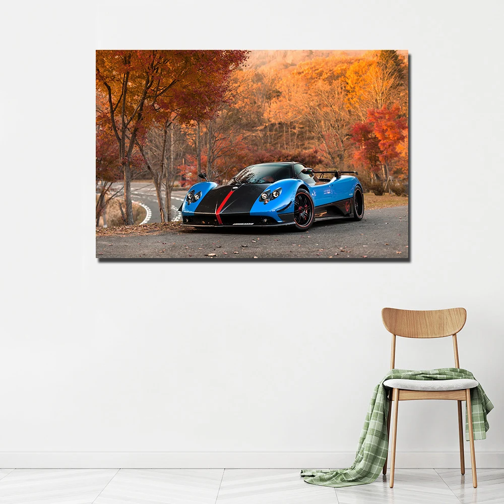Pagani Zonda Cinque Roadster постер холст картина украшение настенная художественная для