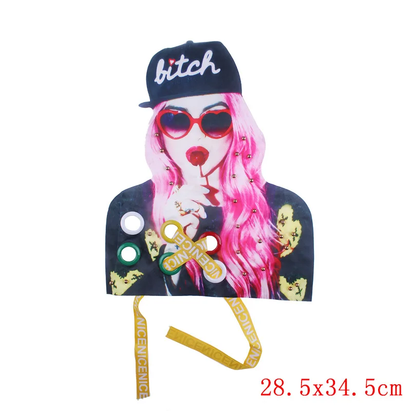 3D печать DIY патч вышитые наклейки Патчи для Одежда из железа на футболке цветок