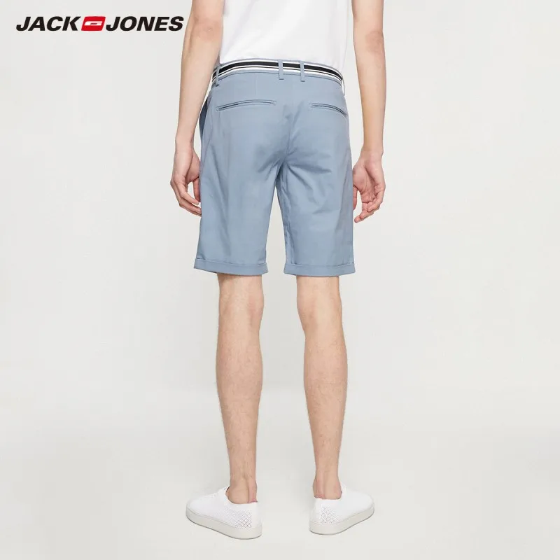 JackJones мужские модные удобные Стрейчевые хлопковые шорты базовая Мужская одежда