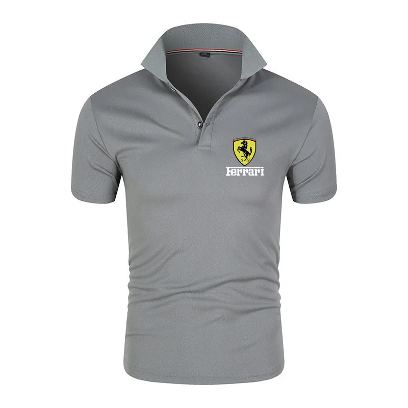 

New Summer High Quality Men Polo Shirts Casual Business Social Short Sleeve Mens Shirts Stand Collar printing Polo Shirt Men