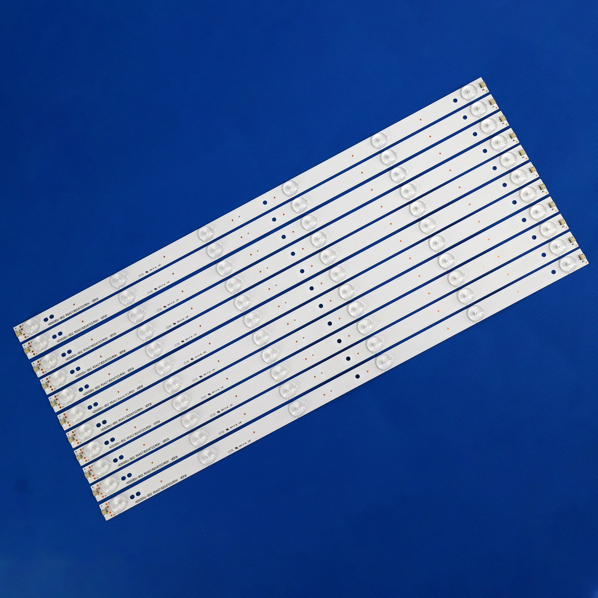 Новинка 1 комплект = 11 светодиодный т. светодиодных лент для подсветки Sharp/Hisense 50H7C